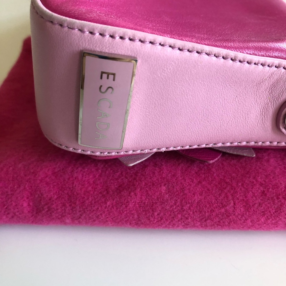 Escada Pink Ruffles Shoulder Bag - Picture 10 of 15